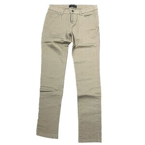 Wax Jeans Premium Denim Skinny Low Waist Stretch Khaki Beige Size 7 Cottage Boho